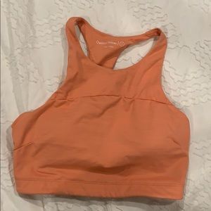 Outdoor Voices Tech Sweat Crop - Coral - Size S